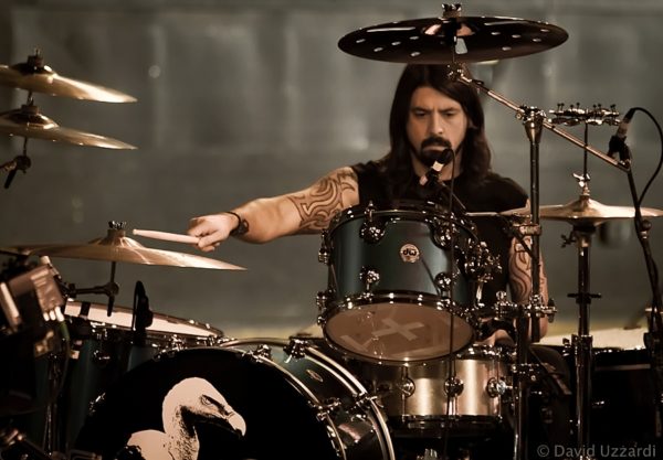 Dave drumming