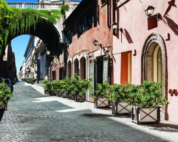 Via Giulia, Campo de’ Fiori district, Rome, Italy